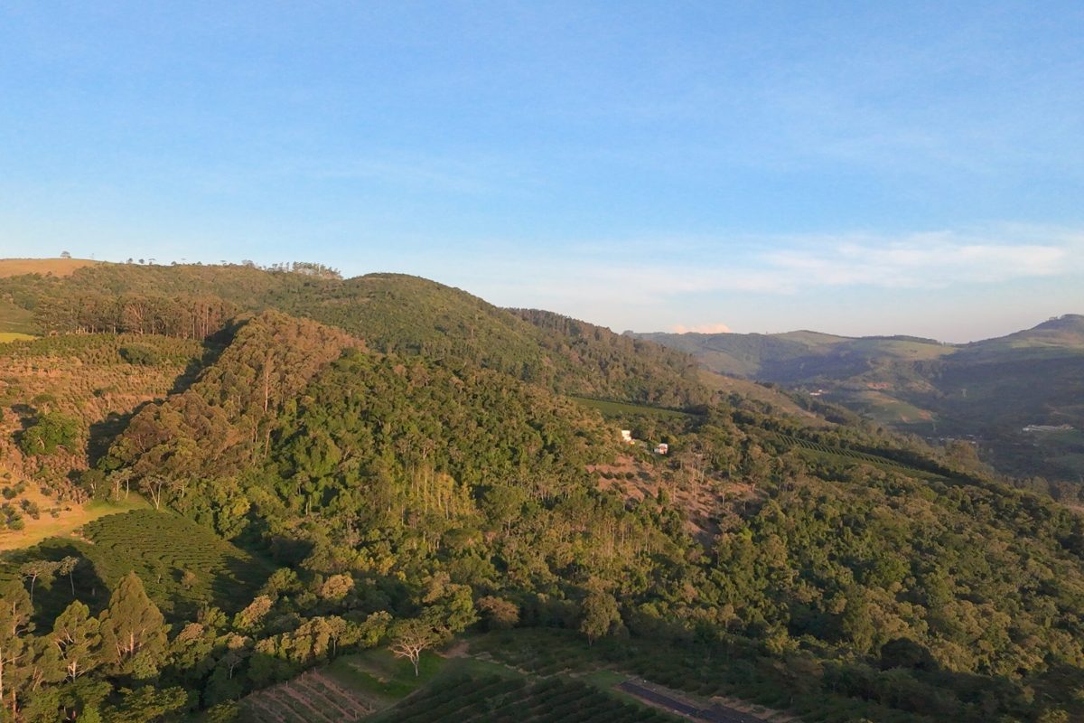 Vista aérea do Sítio Córrego da Anta